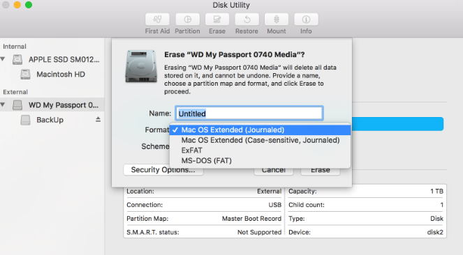 my passport for mac how to use on windows